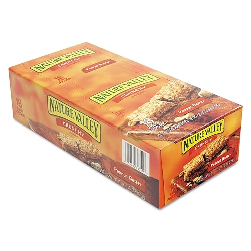 Miniatura 4 de Nature Valley Barras de granola crujientes, mantequilla de maní, 1.49 onzas, 18 unidades, 36 barras