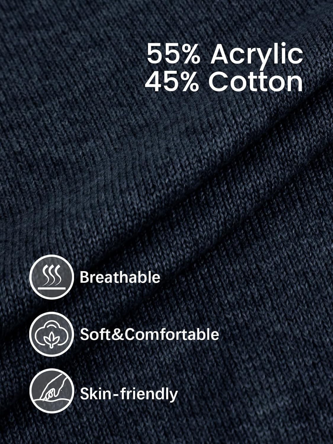 Les umes Men's Cardigan Sweaters Full Zip Stand Collar Cable Knitted Sweater Cotton Long Sleeve Zipper Cardigans - Image 6