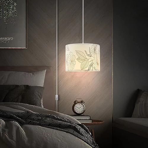 Miniatura 3 de Pantallas de lámpara florales pantallas para lámparas de mesa y lámparas de pie luz colgante 11 x 11 x 8 pulgadas para portalámparas E26E27