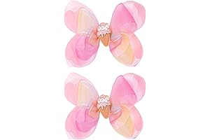 Colorful hair barrettes | Non-slip bows | Ice Cream hair accessories