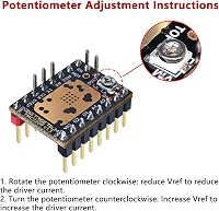 BIGTREETECH TMC2209 V1.2 Léptetőmotor Meghajtó 2.8A 3D Nyomtatóhoz 5