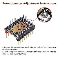 Vista 2 de BIGTREETECH TMC2209 V1.3 UART controlador de motor paso a paso 2.8A Peak Stepstick controlador silencioso para Manta M8P, Octopus V1.1, Octopus Pro