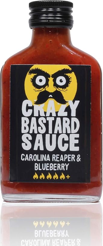 Crazy Bastard Sauce - Carolina Reaper & Blueberry - 100 ml