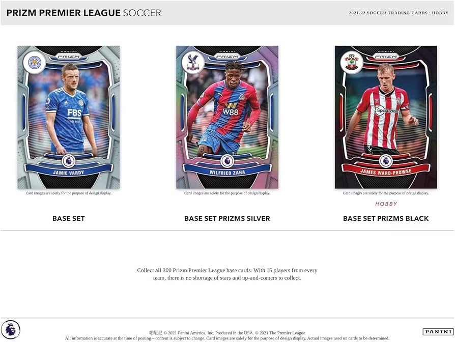 Amazon.co.jp: 2021-22 Panini Prizm Premier League Soccer Card