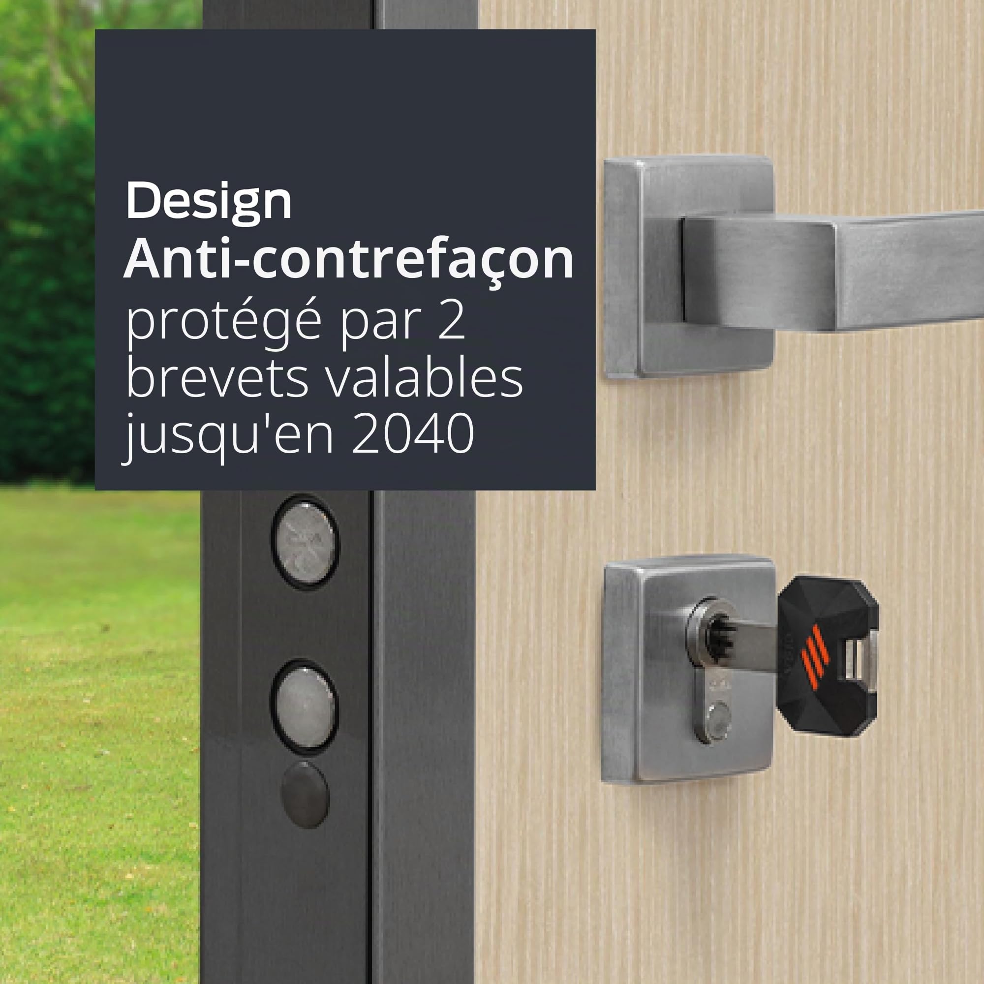 CISA - Cylindre européen de sécurité RS5 10R3M11701200C5 - Cylindre avec 5 rangées de broches radiales - 5 clés à double numérique protégées - Taille 50/30
