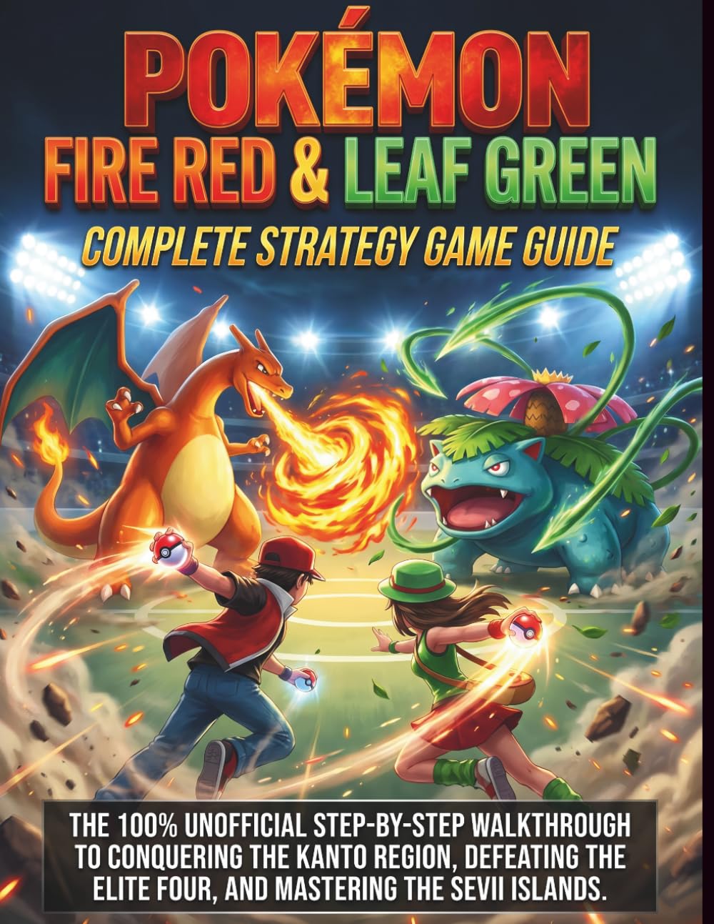 Pokémon Fire Red & Leaf Green Complete Strategy Game Guide: The 100% Unofficial Step-by-Step Walkthrough to Conquering the Kanto Region, Defeating the Elite Four, and Mastering the Sevii Islands