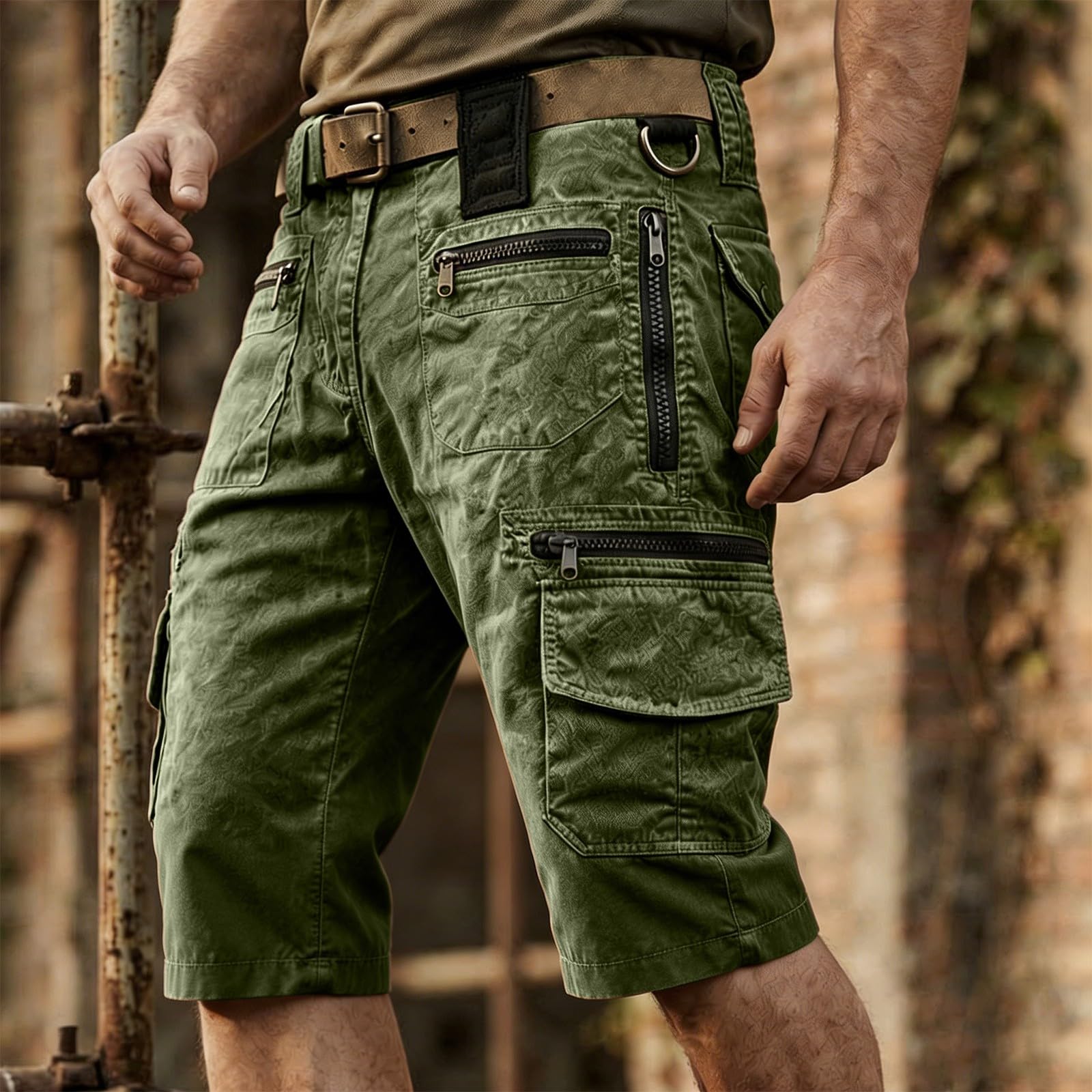 Sommerhose Für Herren, Einfarbig, Gewaschener Baumwolle, Lässig, Knöchellang, Mit Seitentaschen Radsport Shorts Herren Gym Kleidung Running Men Cargo Hosen Kurze Blumen Hose Schwarz 4XL