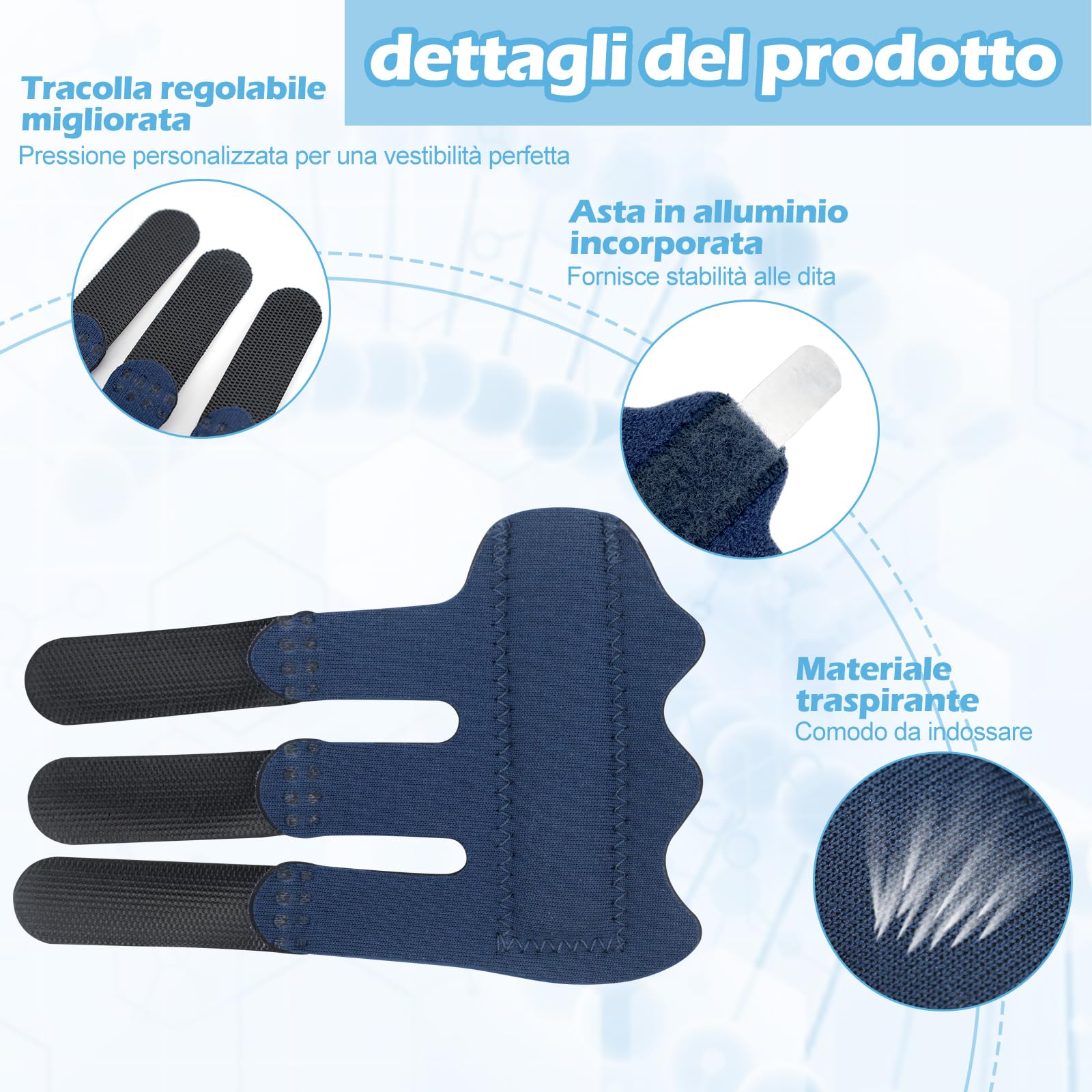 Tutori per Fratture – Splint stecca dito mignolo mano piede pantofola