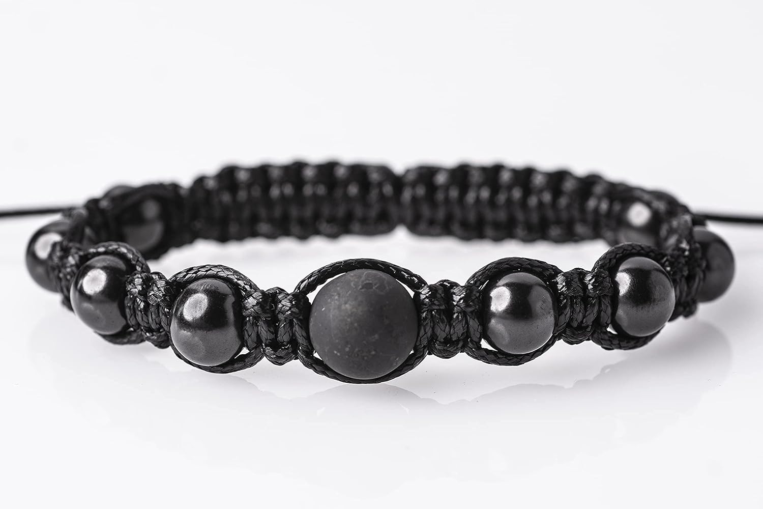 Shungite Bracelet - for Grounding - when Worn absorbs the influenses from electronic Gadjet - Real Shungite Stone Type II - Comes wich Certificate - Image 6