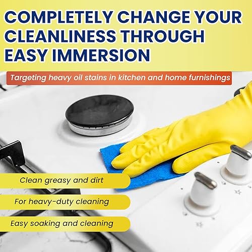 Miniatura 4 de Powergleam Limpiador Powergleam 3 en 1, desengrasante multiusos para limpieza de alta resistencia, potente polvo de limpieza multiusos de cocina,