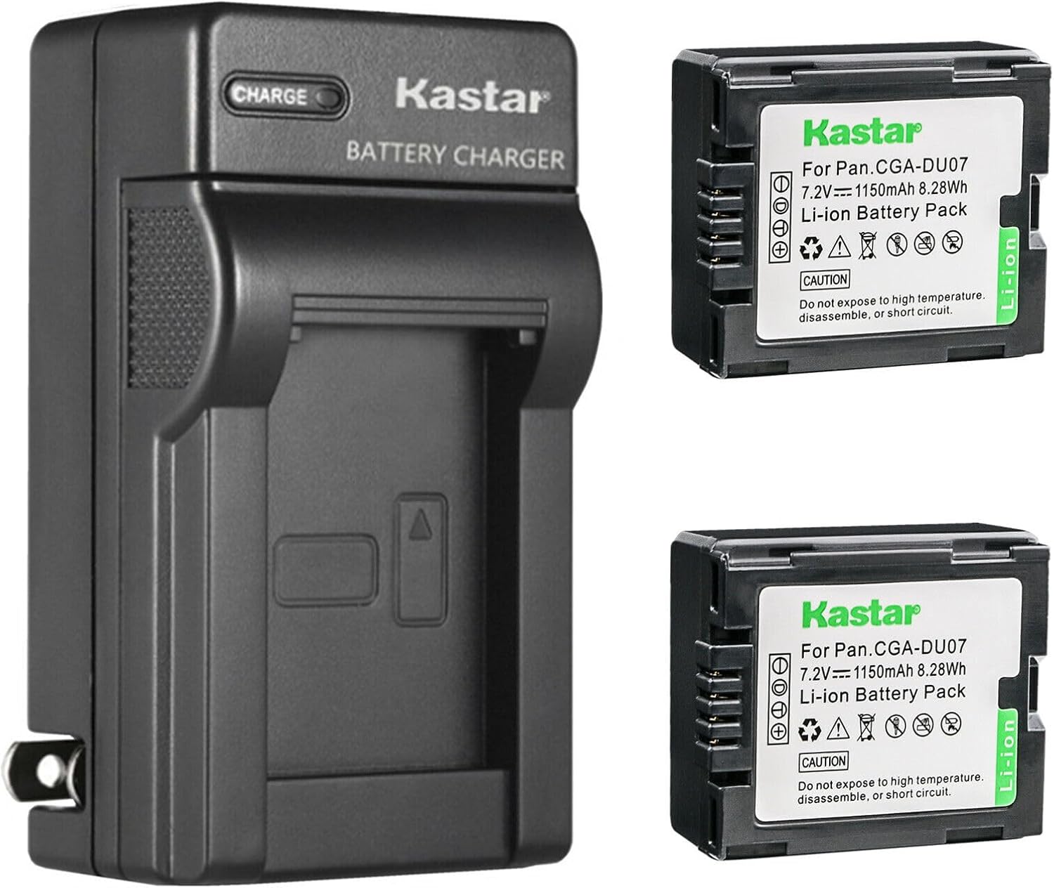 Kastar 2-Pack Battery and AC Wall Charger Replacement for Hitachi DZ-BP7, DZ-BP14, DZ-BP21 Battery, Hitachi DZ-MV550A DZ-MV730A DZ-MV730E DZ-MV750 DZ-MV750E DZ-MV750MA DZ-MV780 Camera
