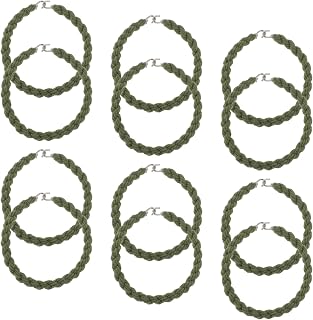 Giantree 12Pcs Military Boot Bands, Military Elastic Boot Straps, Boot Blousers Military with Metal Hooks Boot, Blousing Straps Military for Pants Men and Women Outdoor Hiking Military