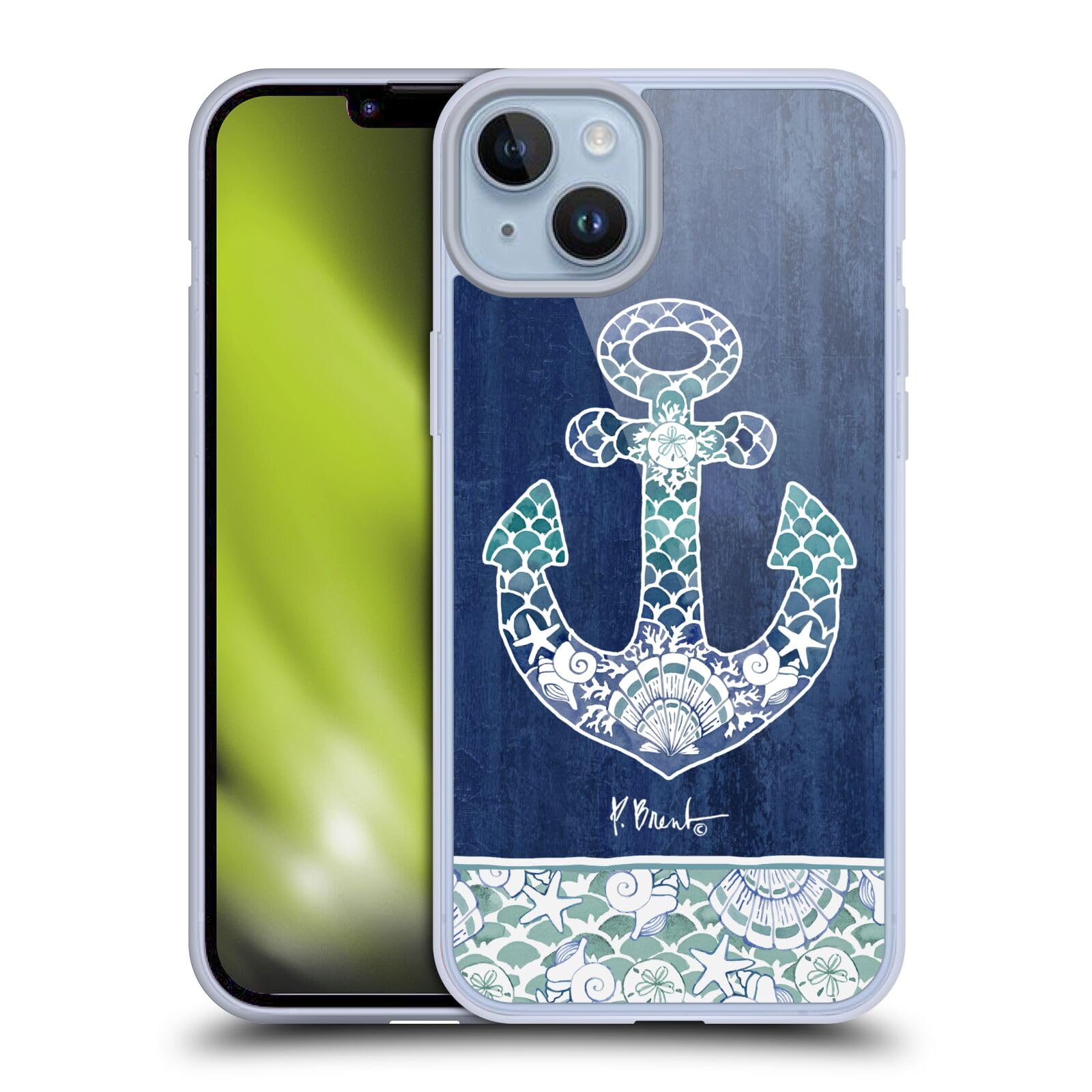Funda de gel Paul Brent Ancla Océano para iPhone 14 Plus 7