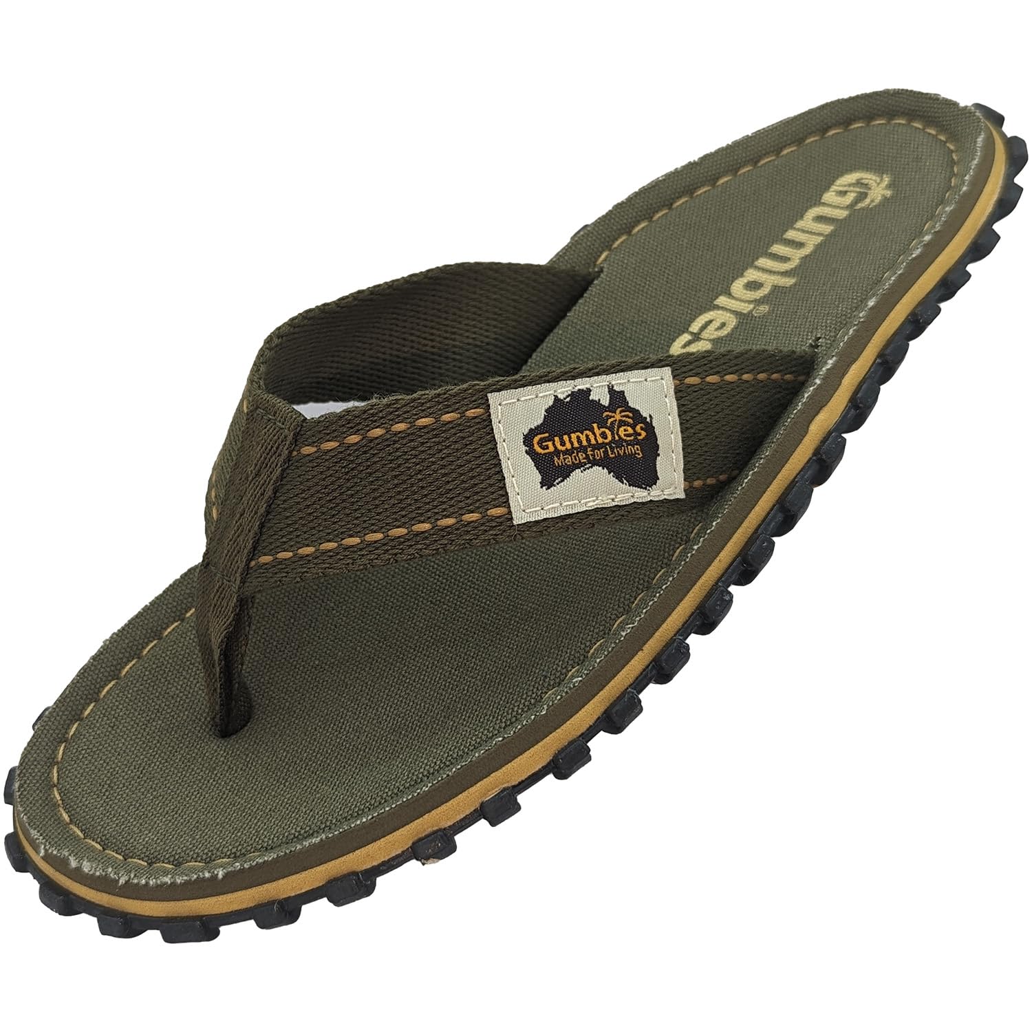Gumbies Classic - Flip Flops aus recycelten Materialien - robuste Sohle aus wiederverwerteten Autoreifen, ergonomisches Fußbett