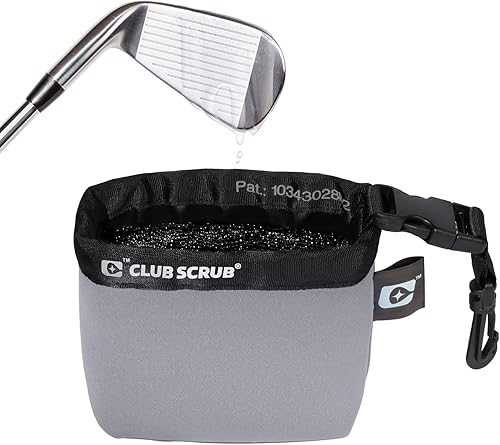 Miniatura 16 de Club Scrub Bolsa de limpieza para palos de golf y pelotas de golf, forro impermeable con tecnología de cara limpia, clip desmontable, lavable a