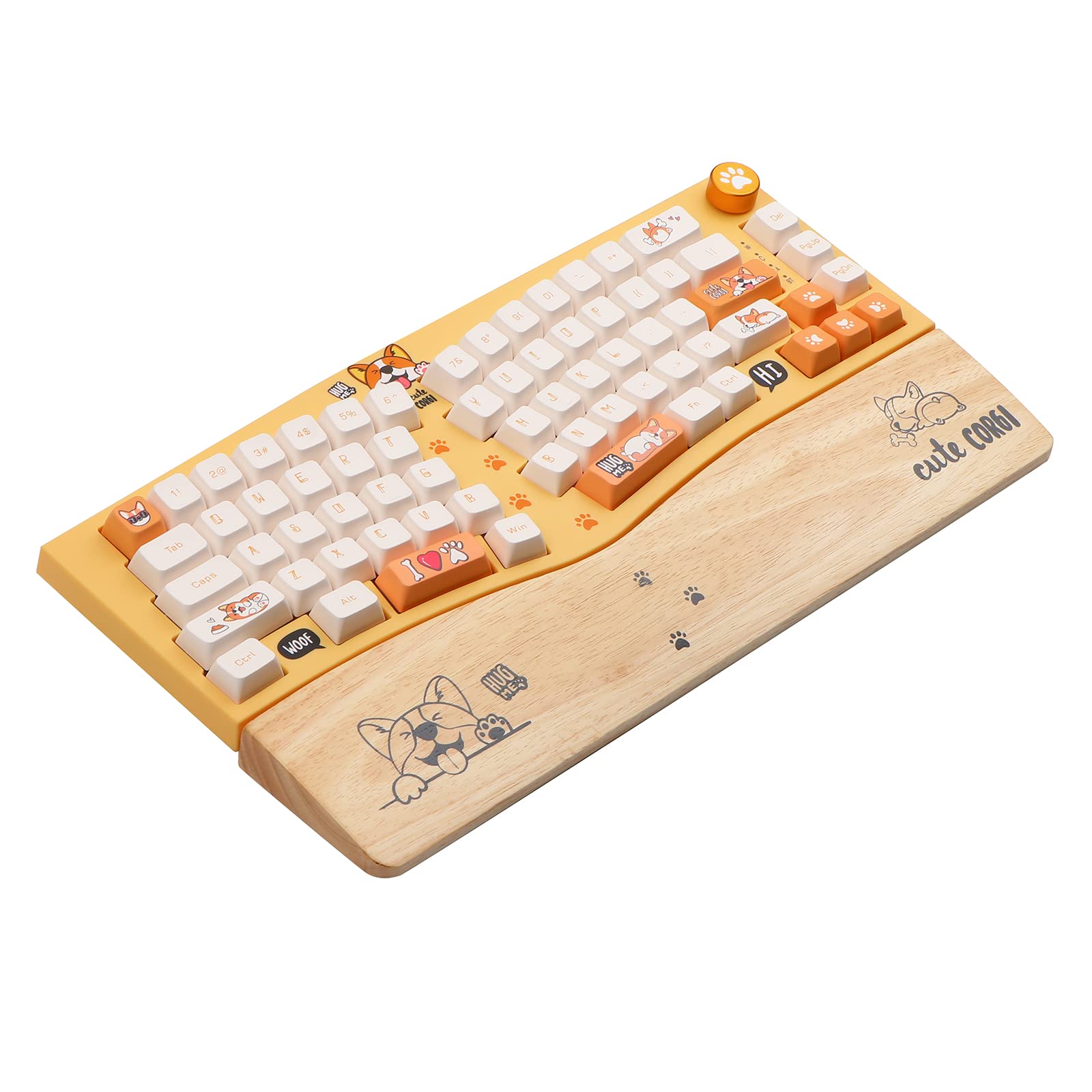 EPOMAKER Feker Alice80 Corgi Layout Gasket 68-key Hot Swappable 