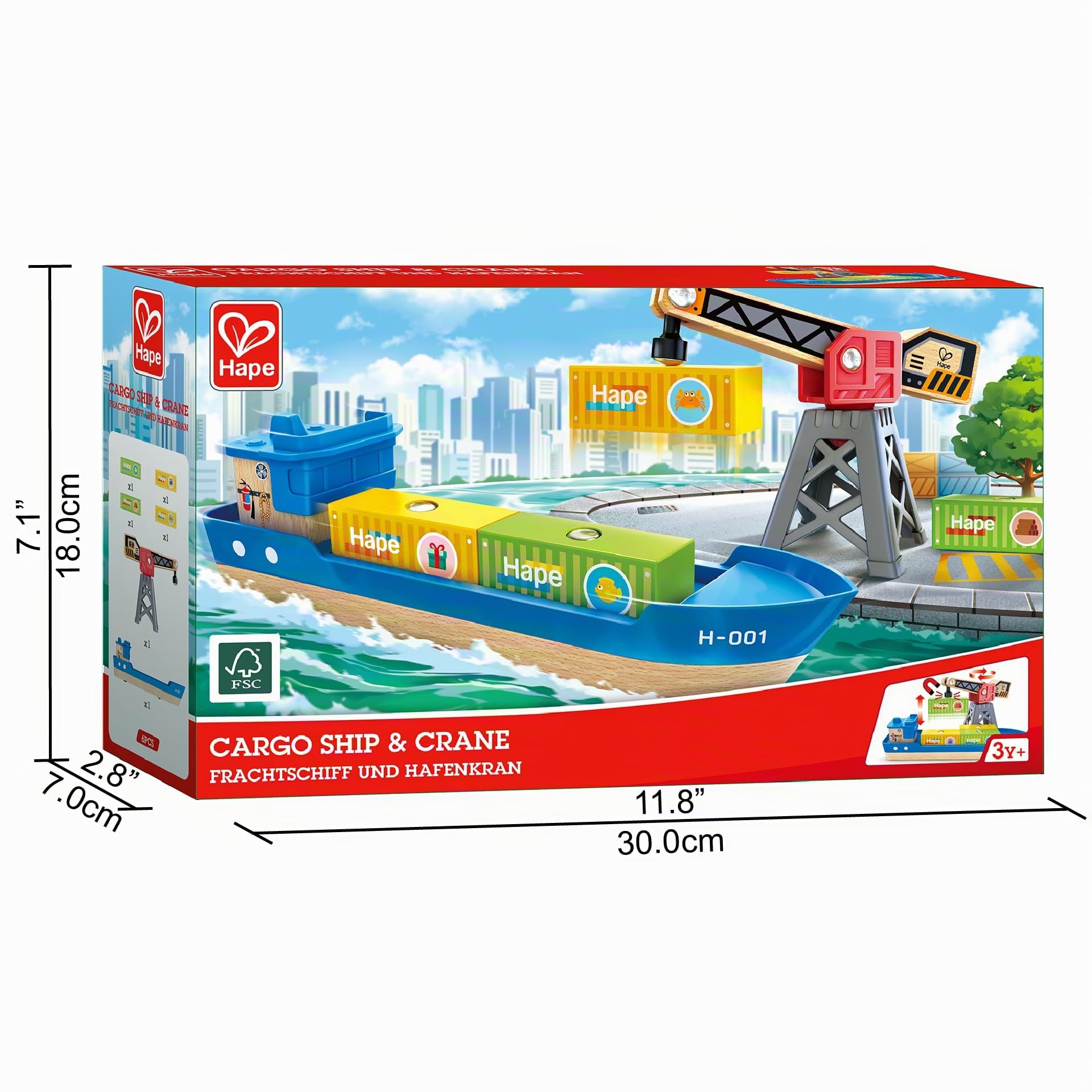 Hape Buque de Carga y grúa