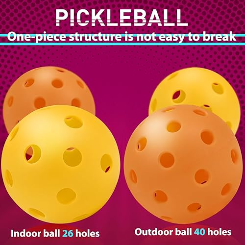 Miniatura 7 de Juego de 2 palas de pickleball aprobadas por USAPA con superficie de fibra de vidrio con raquetas de pickleball, juego de paletas de pickleball,
