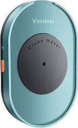 Vaydeer Movimentador de mouse indetectável, dispositivo de mouse M3 com interruptor liga/desliga, simulação de movimento de mouse sem motorista para despertar por computador, para