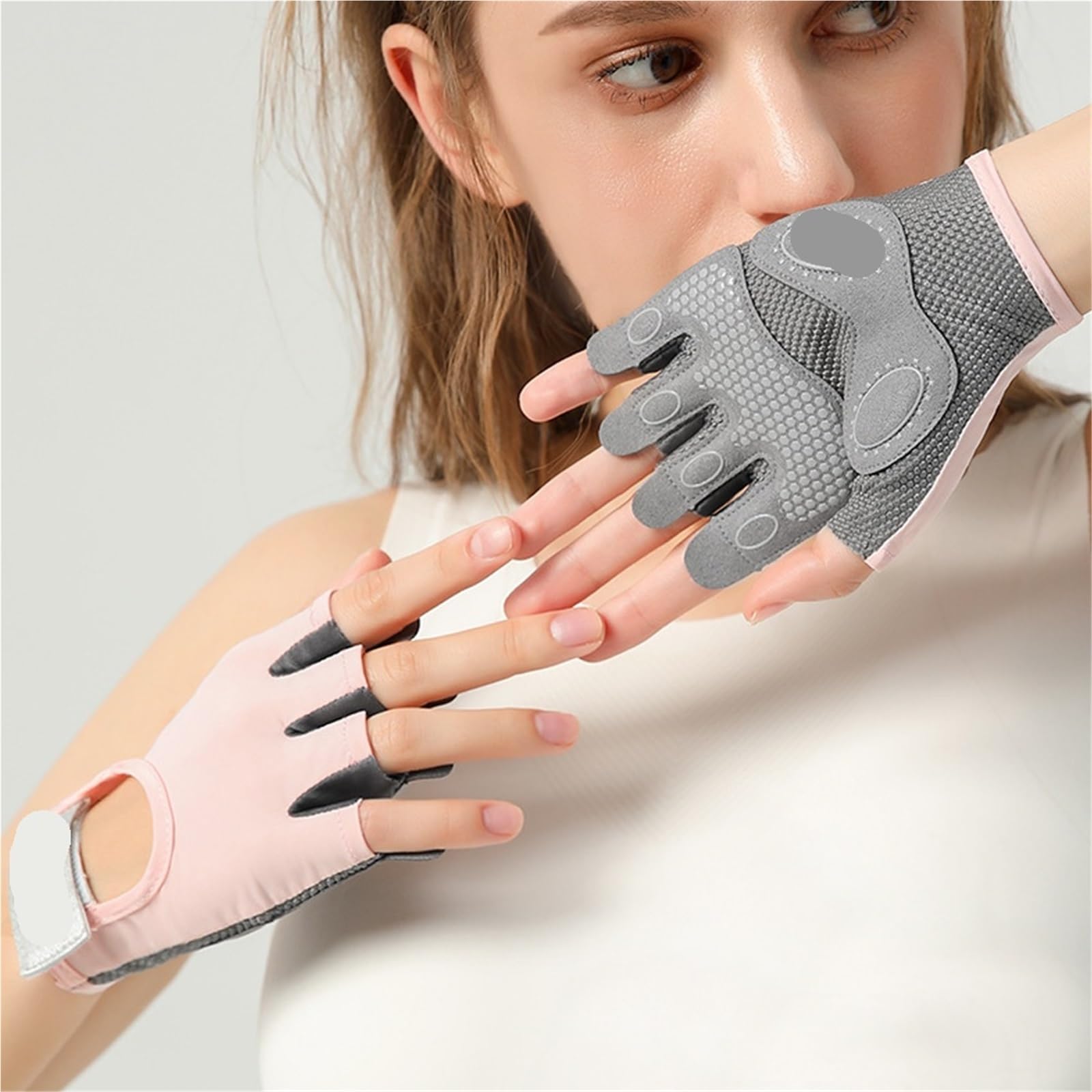Guanti Da Fitness 1 paio di guanti da allenamento uomo donna palestra sollevamento esercizi di arrampicata fitness allenamento cintura da polso ammortizzazione imbottitura in schiuma palmo Per Fitness