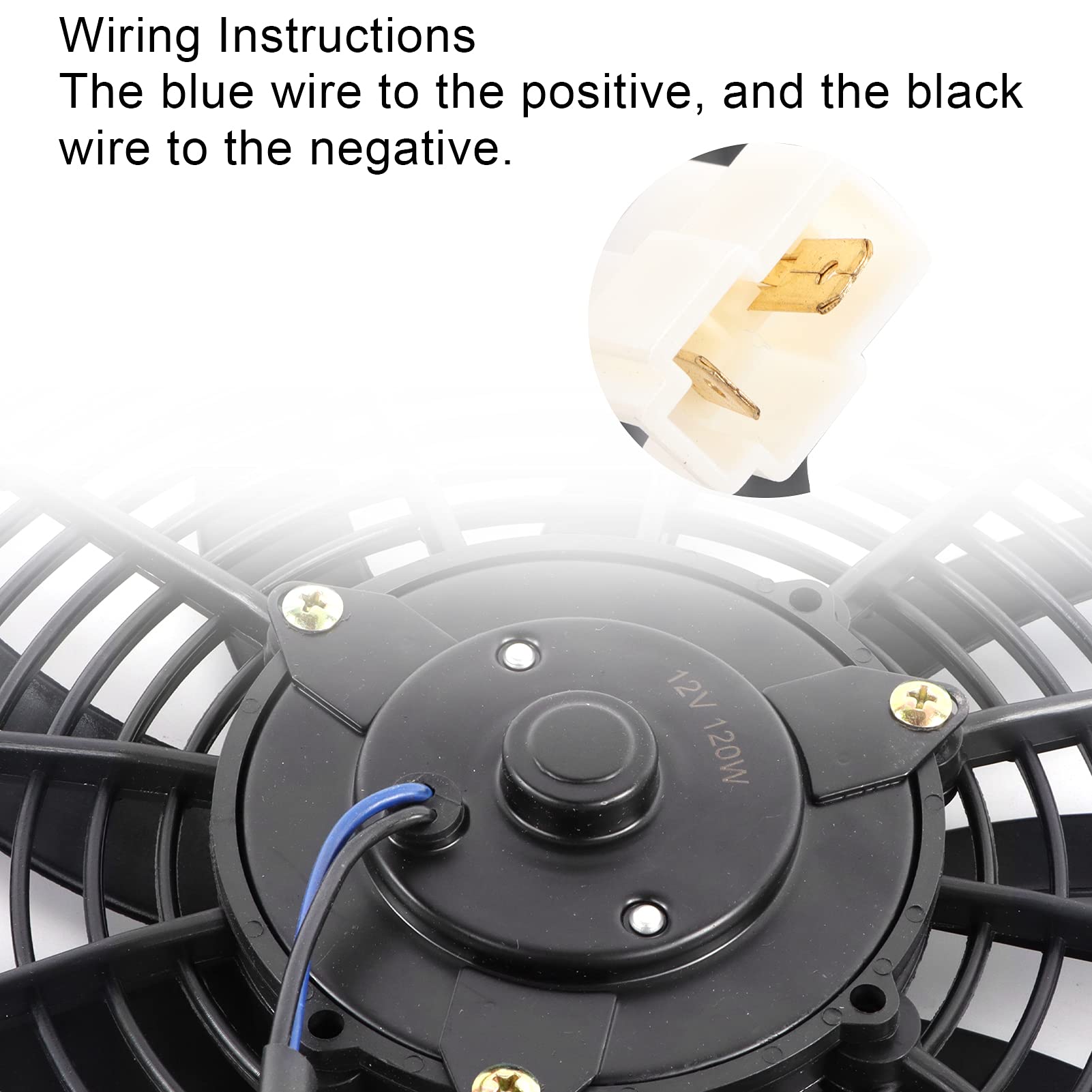 Ventola di Raffreddamento del radiatore Elettrico da 16 Pollici, Ventola Sottile DC 12V, Push Pull Reversibile Universale da 3000 Cfm con Kit di Montaggio, Ventola di Raffreddamento del Motore