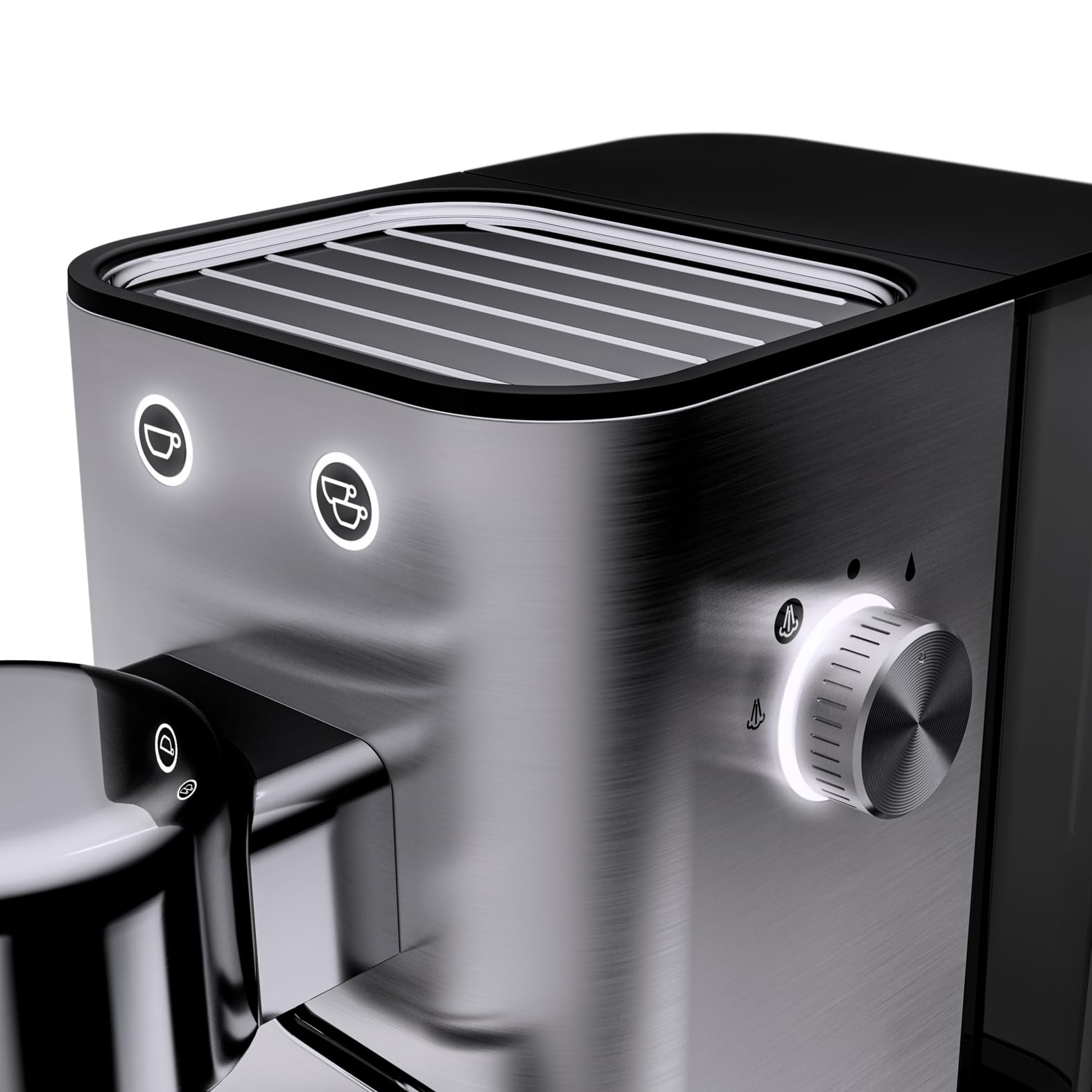 WMF Lono Espressomaschine Siebträger 1350 Watt 15 bar Edelstahl matt