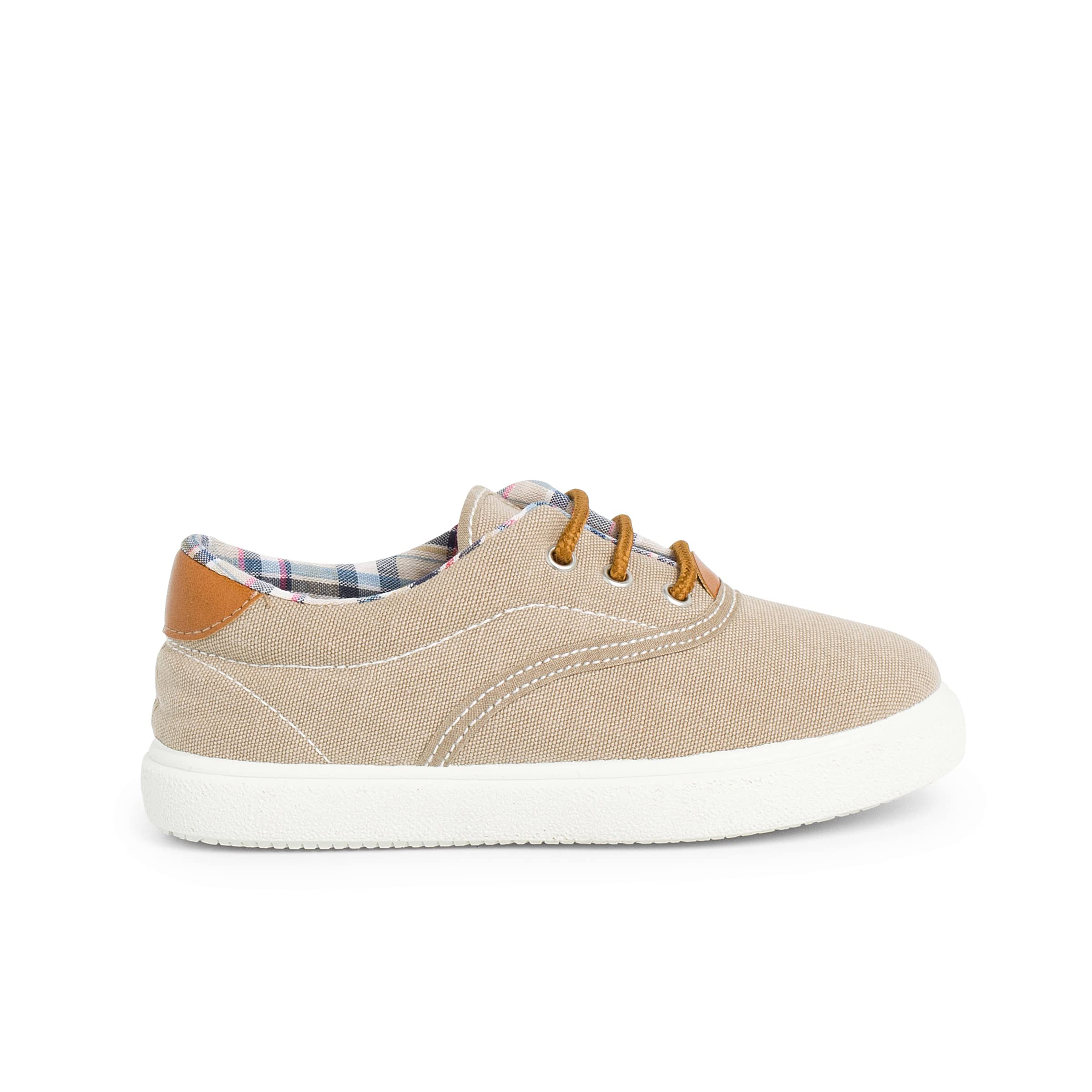 Pisamonas Zapatillas Contraste De Lona Y Cordones