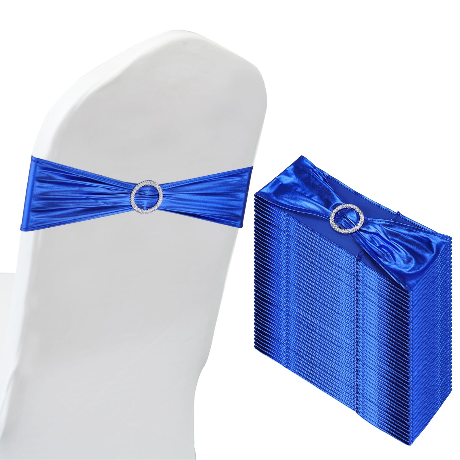 PATIKIL 14"x5" Stretch Chair Sashes Bows