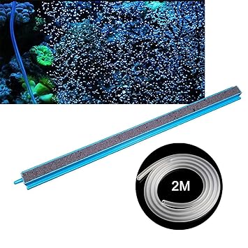 AQUAPETZWORLD Air Stone Bubble Bar 12 Inch for Aquarium Fish Tank Aerator Pump Hydroponics Underwater Bubble Curtain Air Stick Pack of 1