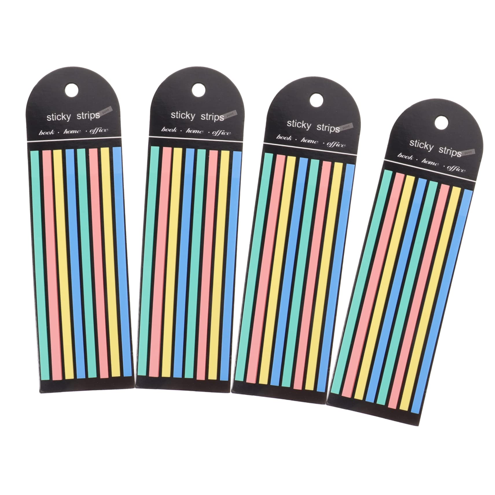 Tofficu 5piezas Tiras Resaltadoras Transparentes Portátiles Para De Marcadores De Página Fluorescentes Adhesivos y Reutilizables Para y Efectiva