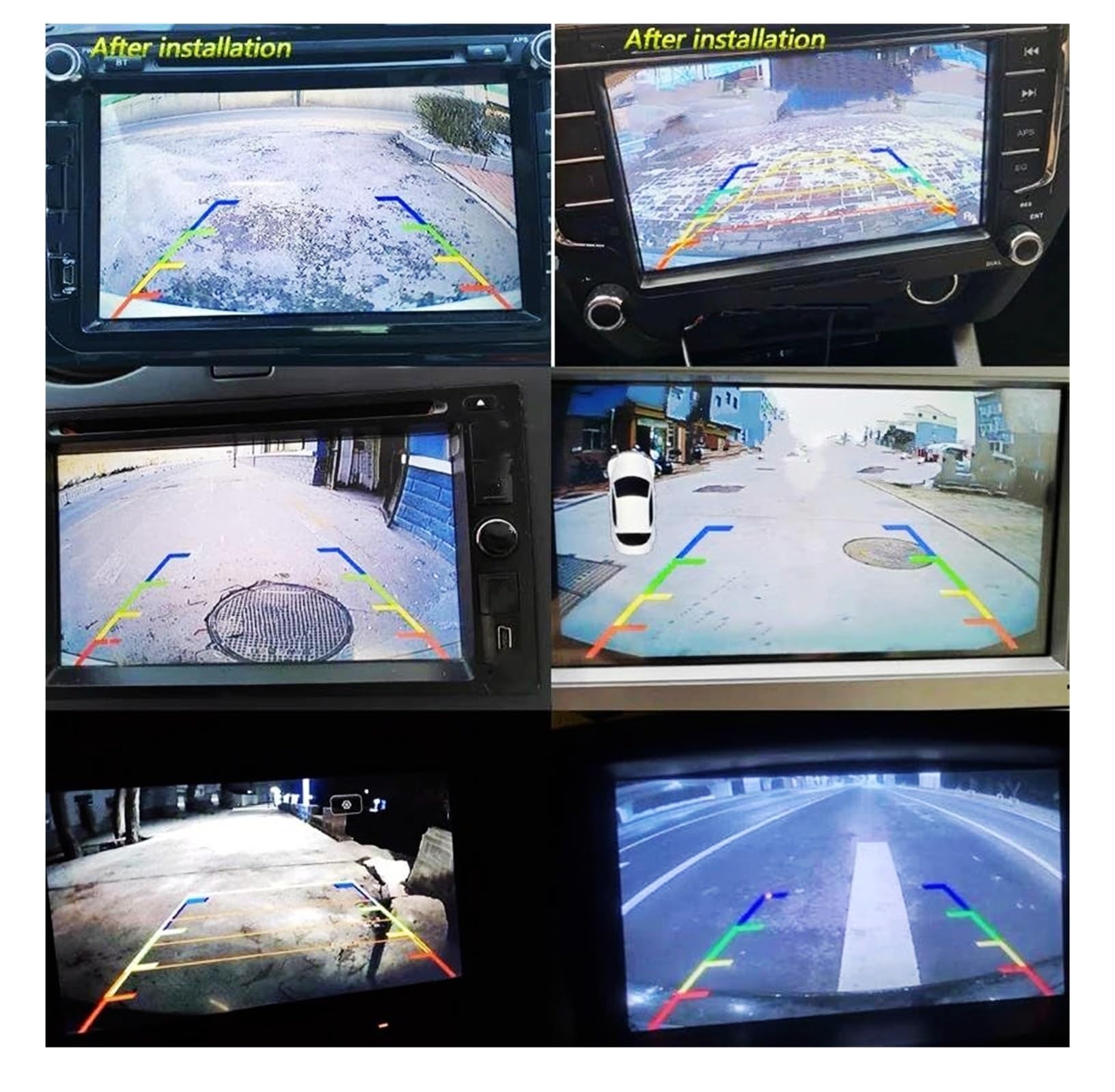 Cámara de visión Trasera con Nocturna HD CCD para Peugeot 108 2014-2021 Cámara Marcha Atrás Coche
