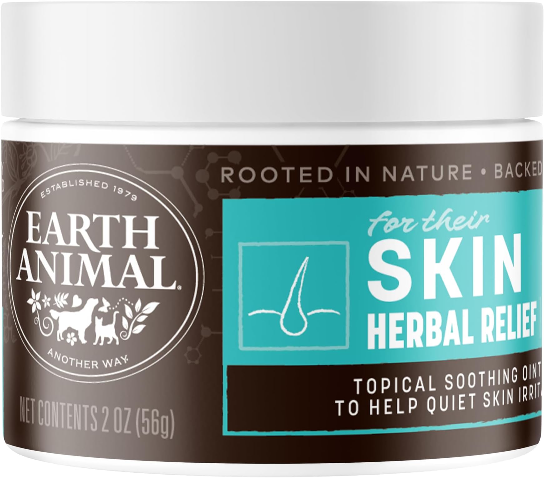 Apothecary Natural Grooming - For their Skin Herbal Relief Balm for Dogs & Cats - 2 oz