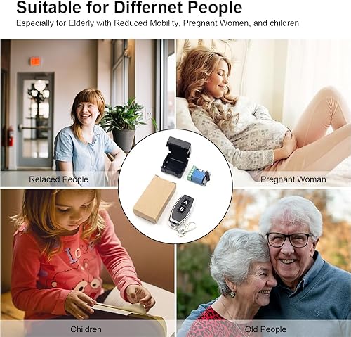 Miniatura 5 de QIACHIP Interruptor de control remoto inalámbrico universal de 433 Mhz DC 12 V 1 canal Módulo receptor de relé transmisor RF (transmisores 2 botones