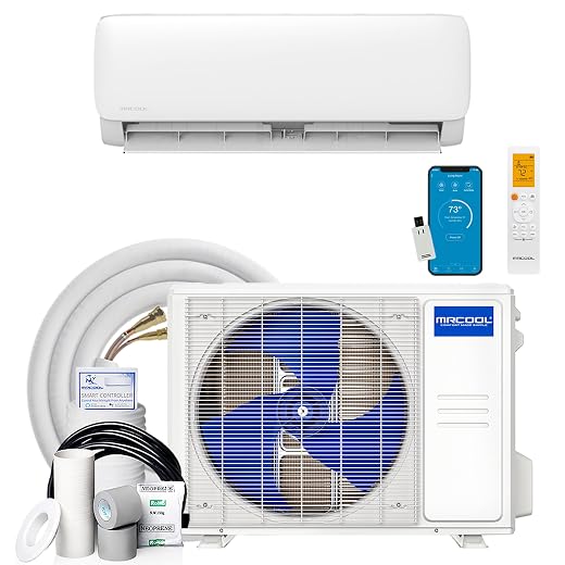 MRCOOL 12000 BTU Ductless Inverter Mini Split Air Conditioner & Heat Pump