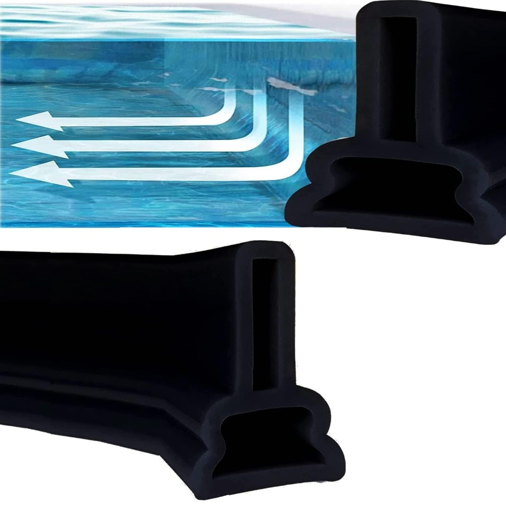 Hukimoyo 2 Meter Water Stopper for Bathroom Kitchen Slab Corner Threshold Water Dam Barrier Silicone Strip for Shower Floor Tiles Water Stopper Tapes for Doors Bathroom Water Stopper (Black) (B09TXH7JV6) Amazon Price History, Amazon Price Tracker