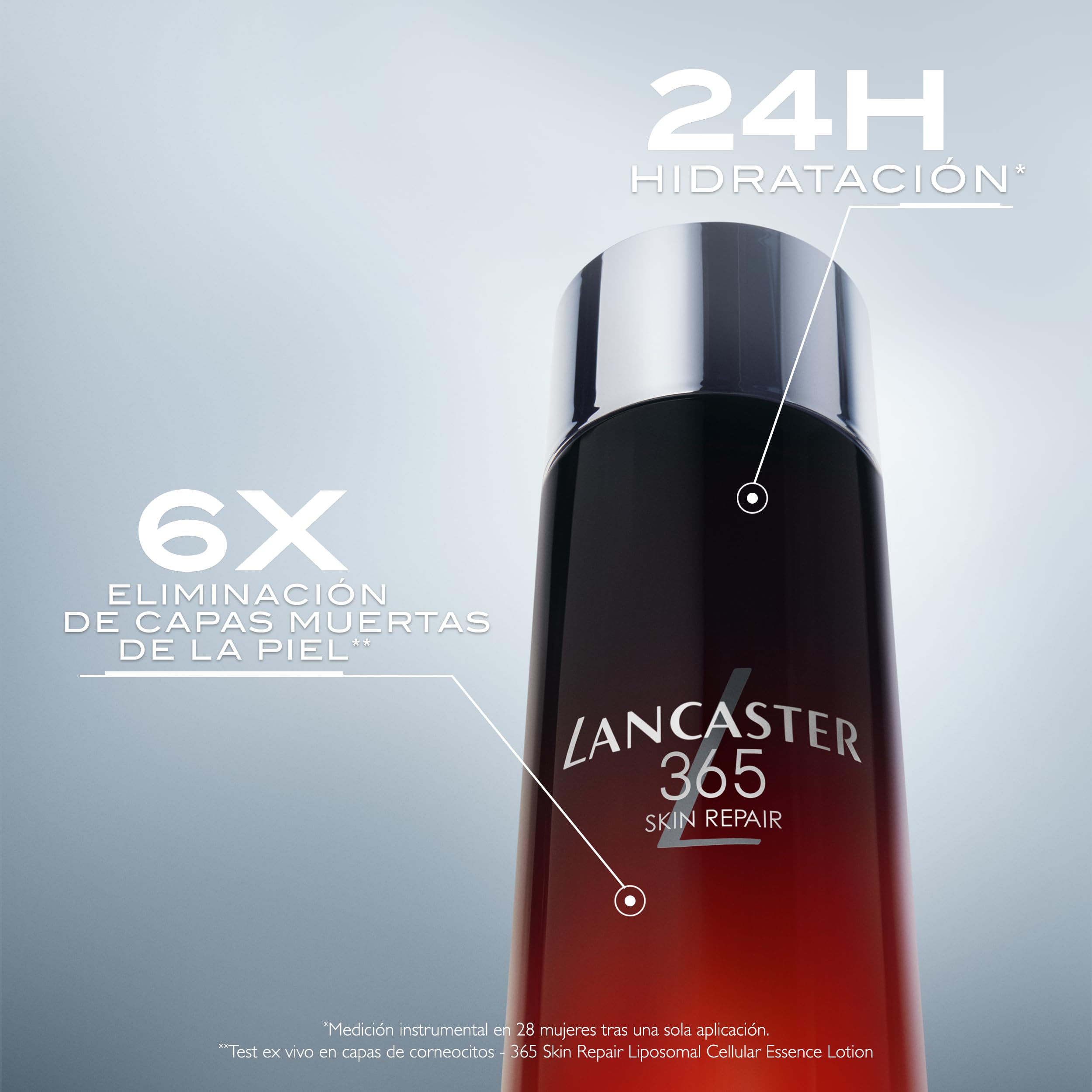 LANCASTER 365 Skin Repair Liposomal Cellular Essence Lotion | Loción hidratante que repara e hidrata la piel del daño por la radiación solar | 200 ml