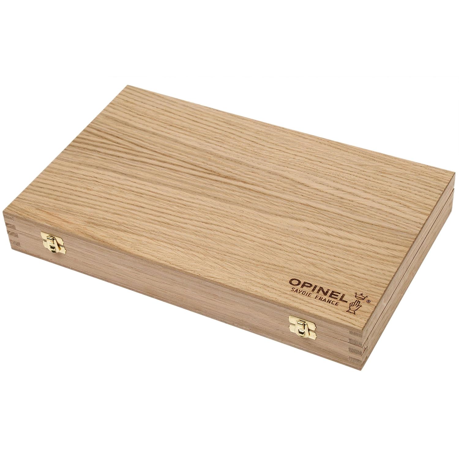 Opinel - Coffret Collection 10 Couteaux de Poche - N°02, 03, 04, 05, 06, 07, 08, 09, 10 et 12 - Lame Acier Inox, Manche Bois de Hêtre - Fabrication Française