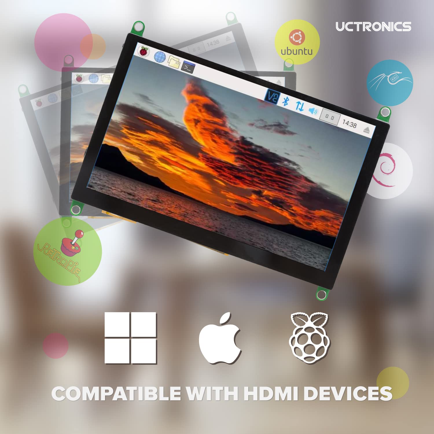 raspberry pi 5 8GB＋8インチ タッチスクリーン S75255bda413649598ff11663cf663