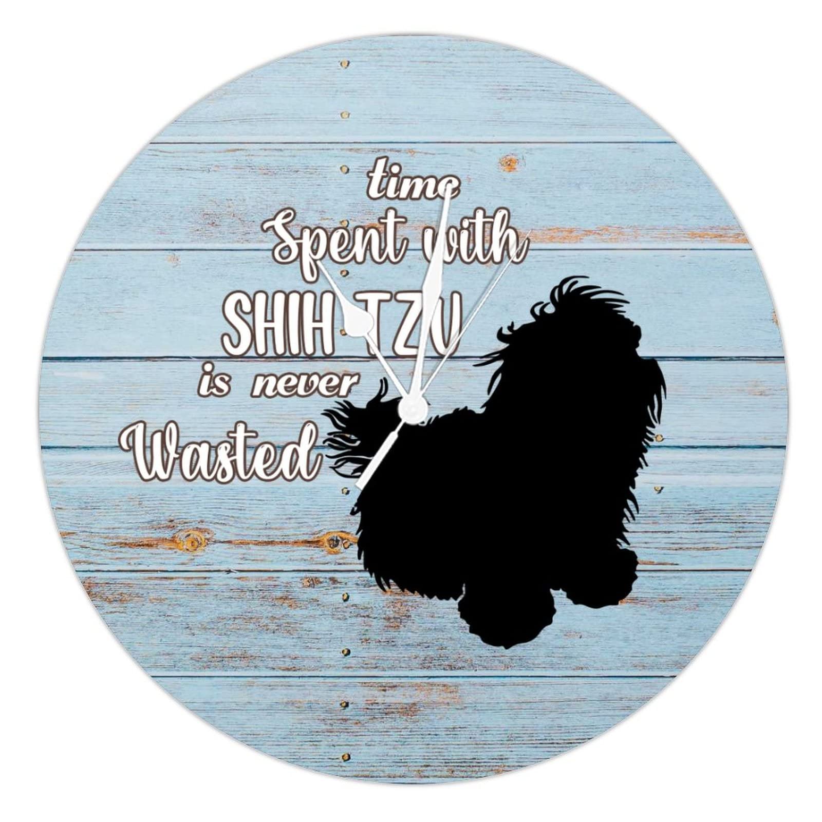 Horloge murale en bois sans tic-tac pour en finir avec les bruits nocturnes
