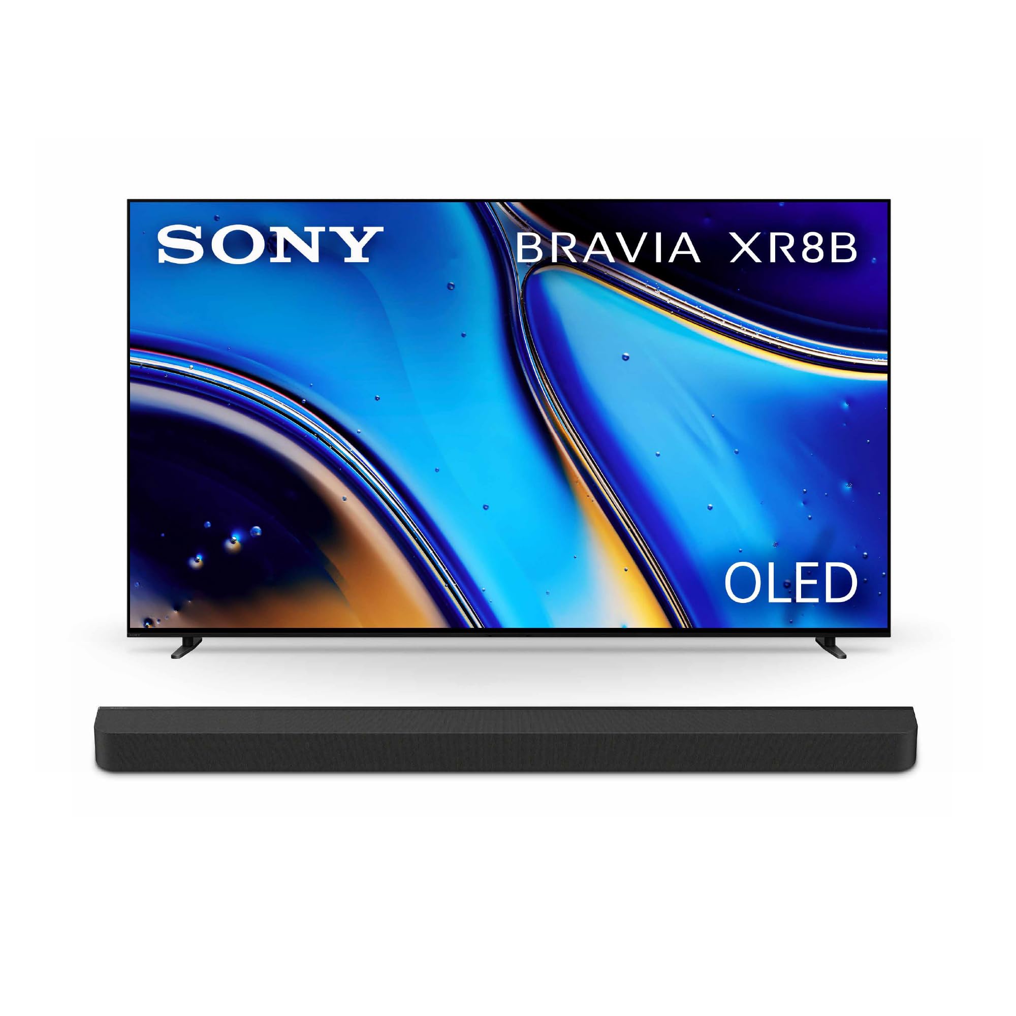 Sony BRAVIA Theater Bar 8 11-Speaker Soundbar (HT-A8000) &amp; 65" OLED 4K Ultra HD Smart Google TV BRAVIA XR8B Bundle