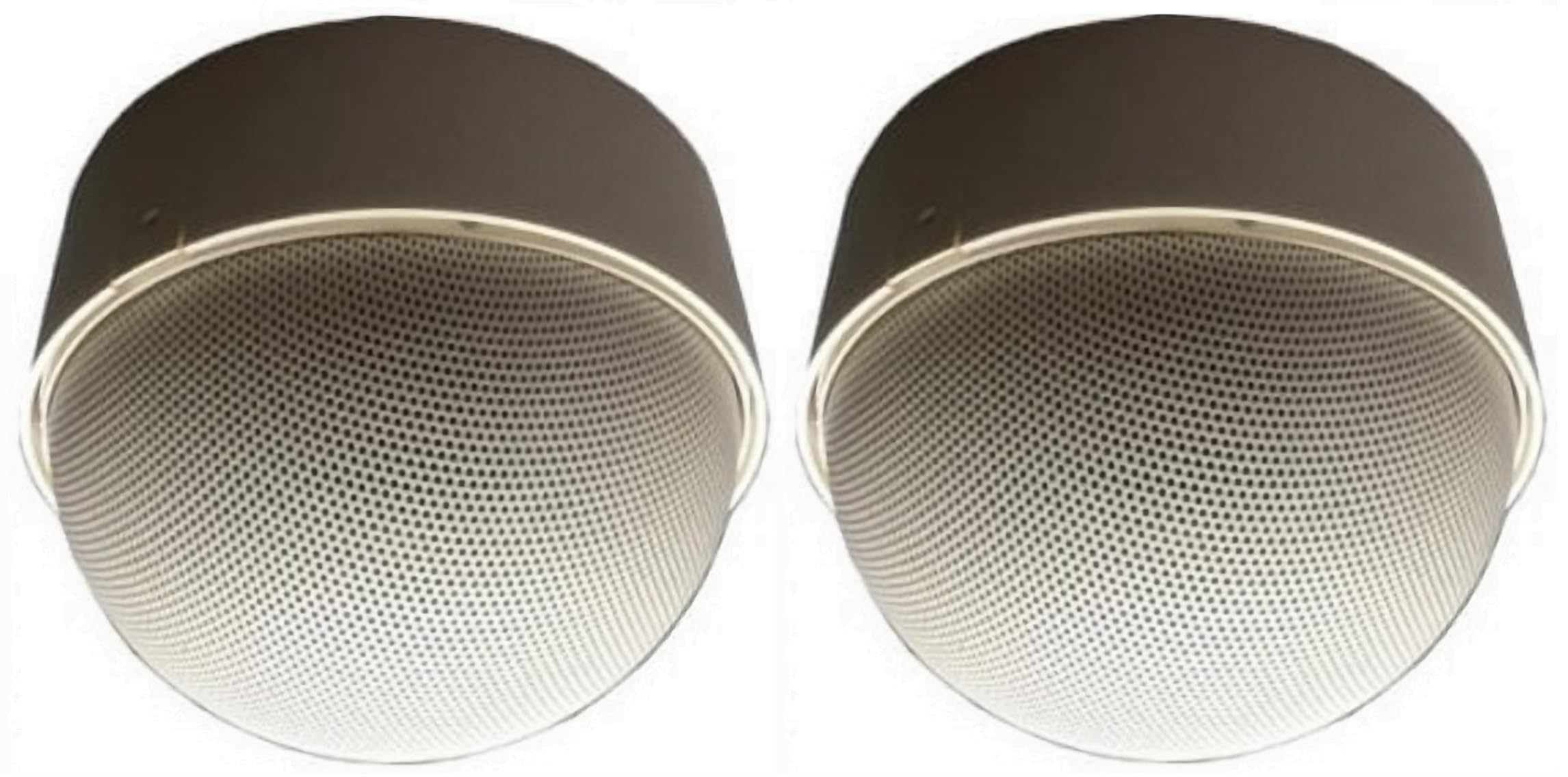 OWI AMP-HD-NEP-2W Set of (2) Neptune Speakers with HD Amplifier 20 Watt, 2 Each; Outdoor/Indoor Speakers; 5 Inches, 5 Way; Dynamic 360-Degree Sound - 180-Degree Dispersion; White