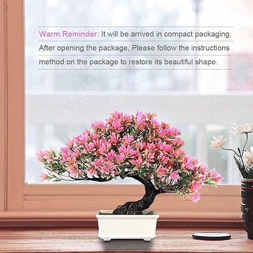 Miniatura 4 de Árbol bonsái de enebro artificial para decorar interiores para casa u oficina