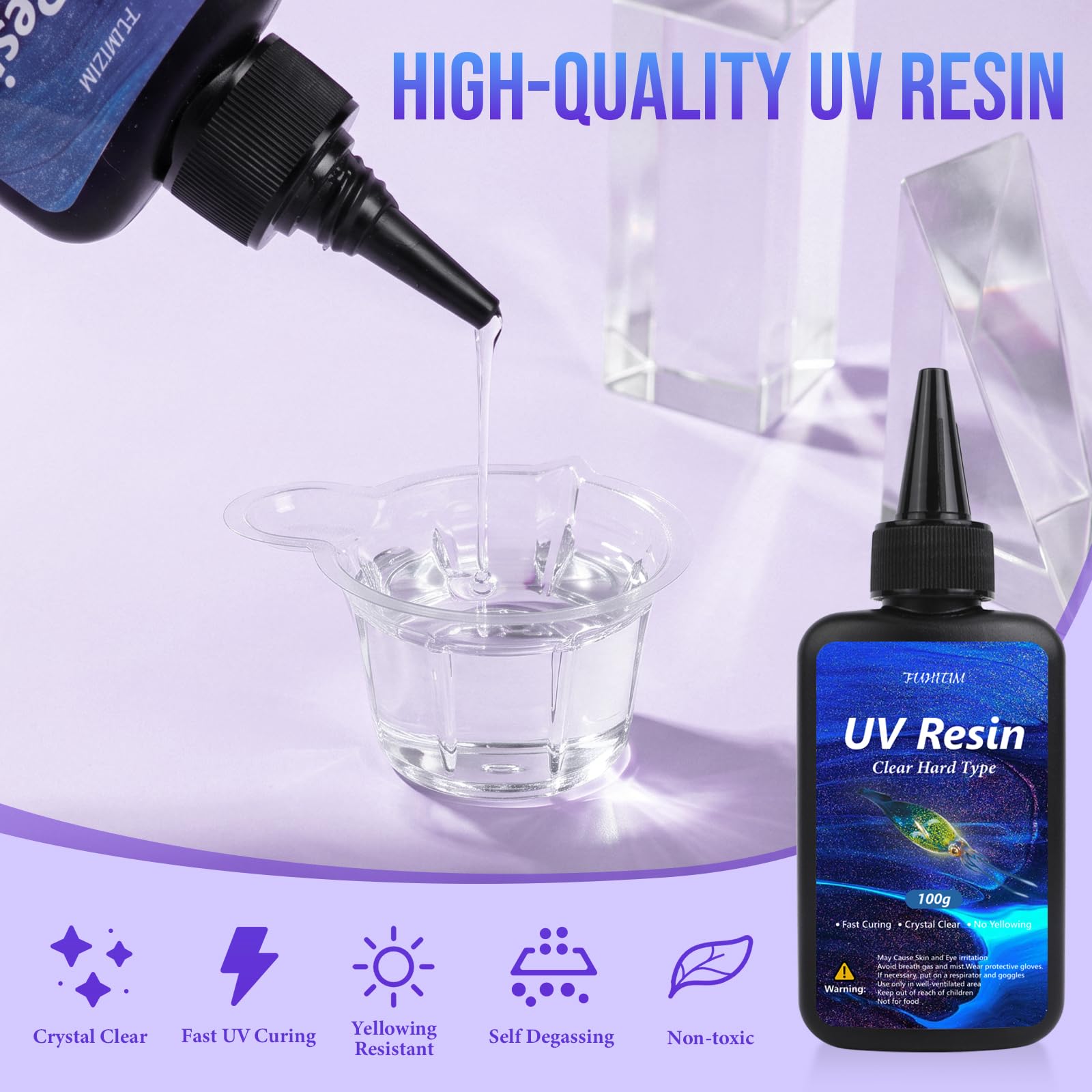 FUHITIM UV Resin Kit - Jewelry Making for Beginners -3