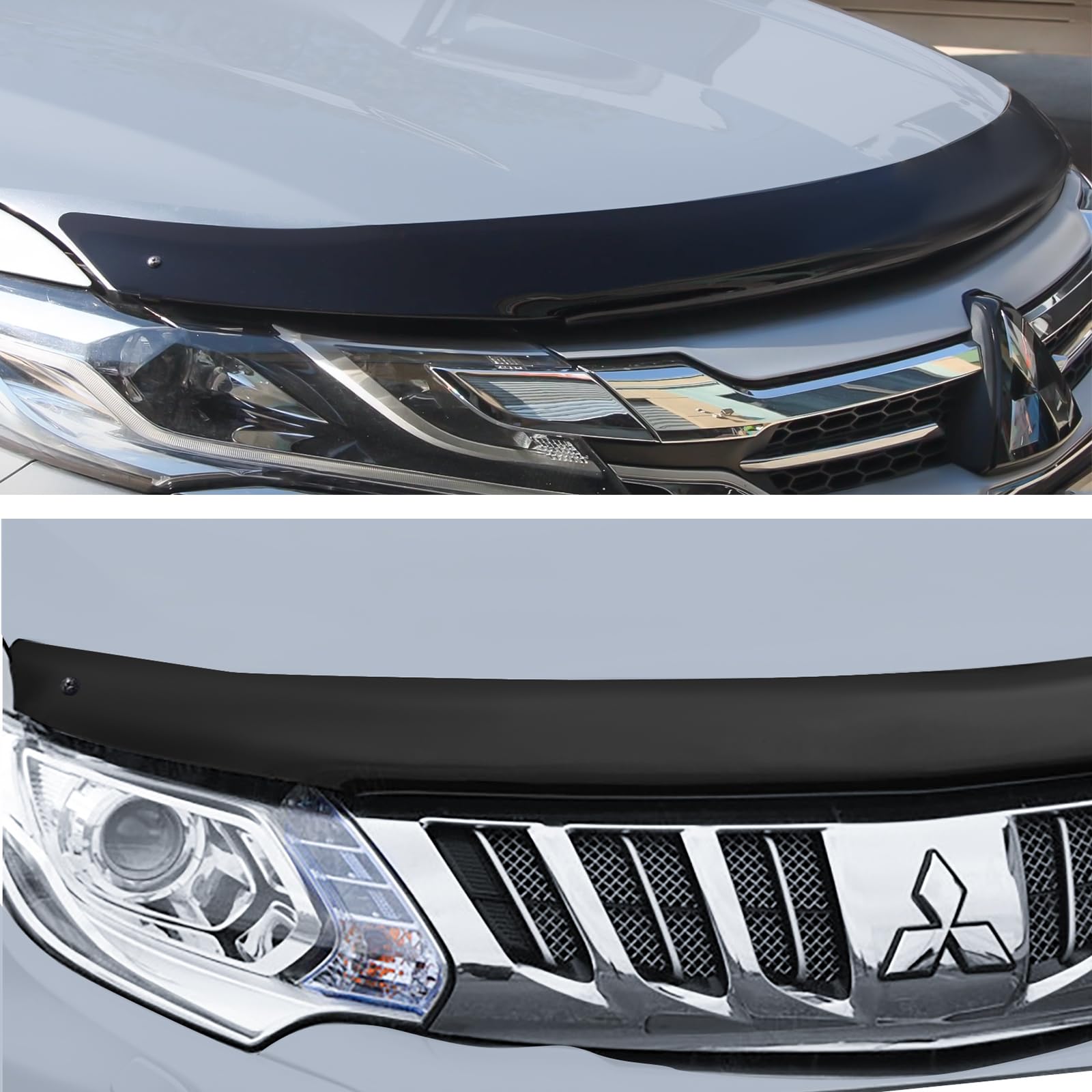 Motorhaubenschutz Steinschlagschutz für Mitsubishi L200 2015-2019