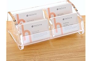 Acrylic Card Holder Organizer for Business Cards