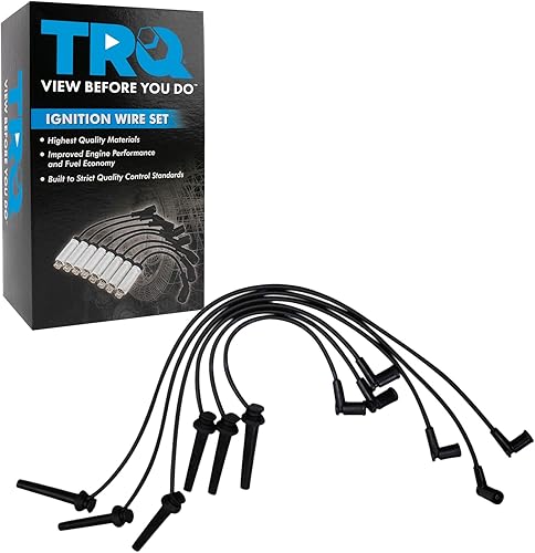 Miniatura 132 de TRQ Juego de cables de bujía de encendido del motor compatible con Hyundai Tucson Kia Sportage 2.7L Nrew