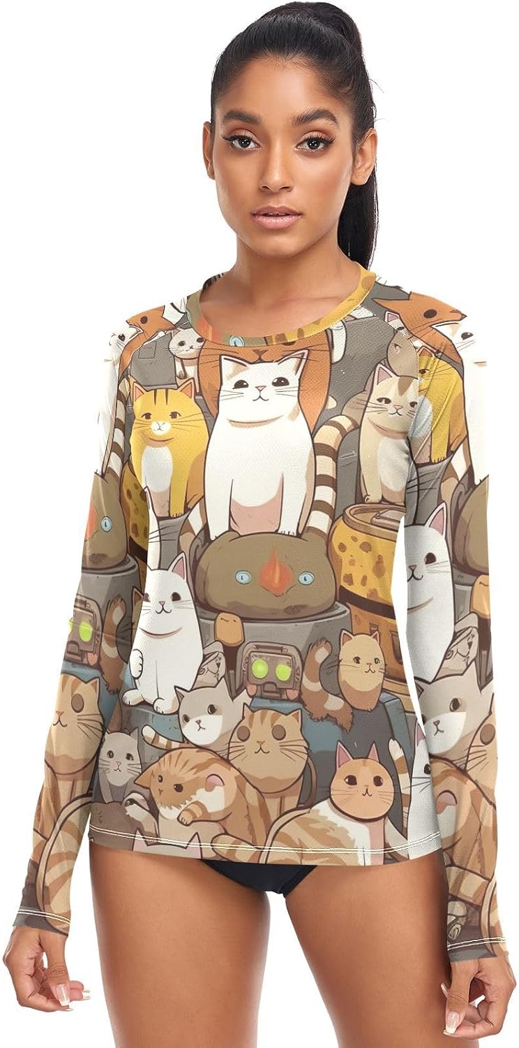 Cartone Animato Disegnato A Mano Libera Del Simpatico Gatto Kawaii - Immagini vettoriali stock e