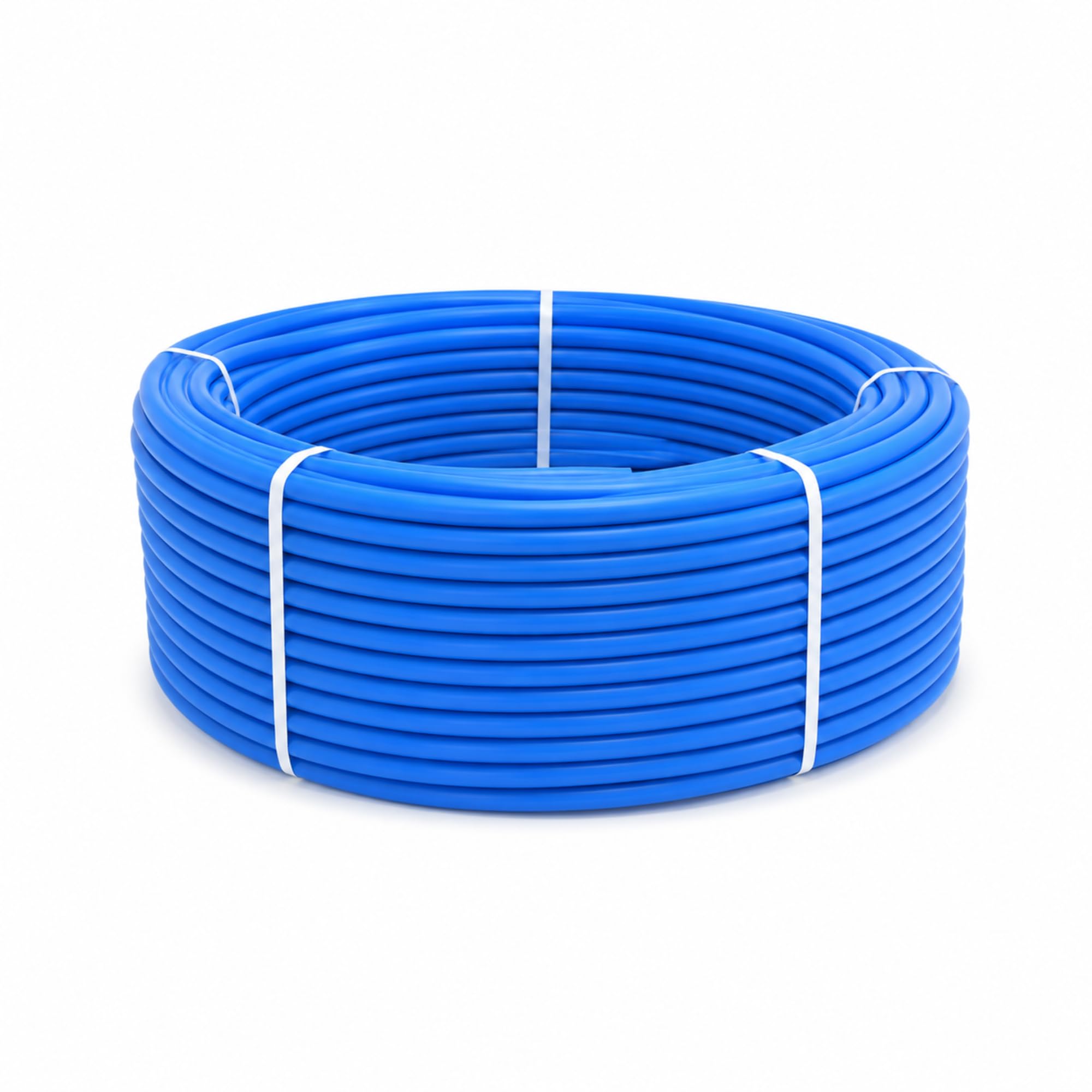MDPE Pipe Mains Water Supply Medium Density Polyethylene, Blue, Plastic Water Pipe Underground Agriculture Polytunnel Tube Water Hose (20mm, 100M)