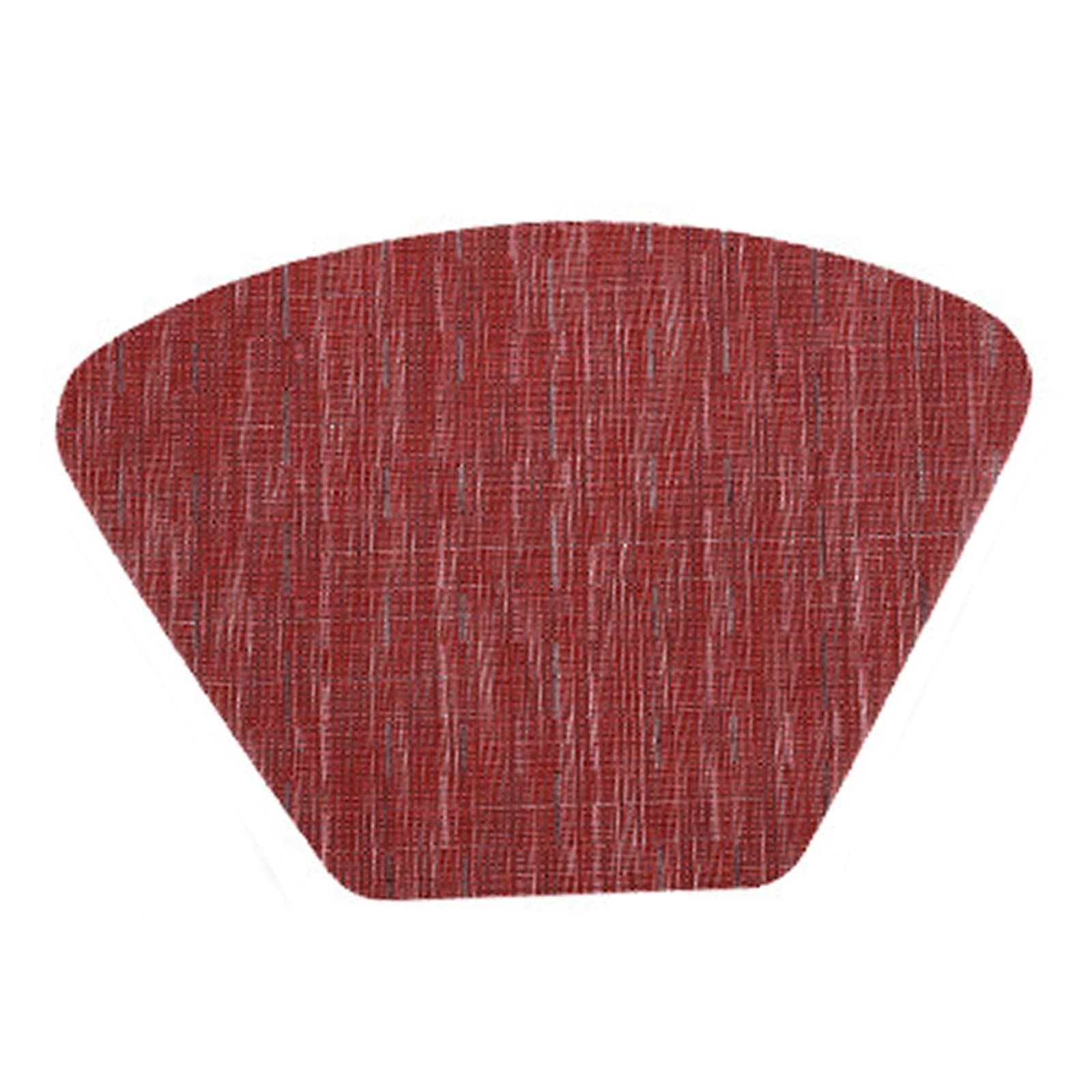 Placemat - Juego de 4 piezas para cocina y comedor (48 x 33 cm), color rojo vino