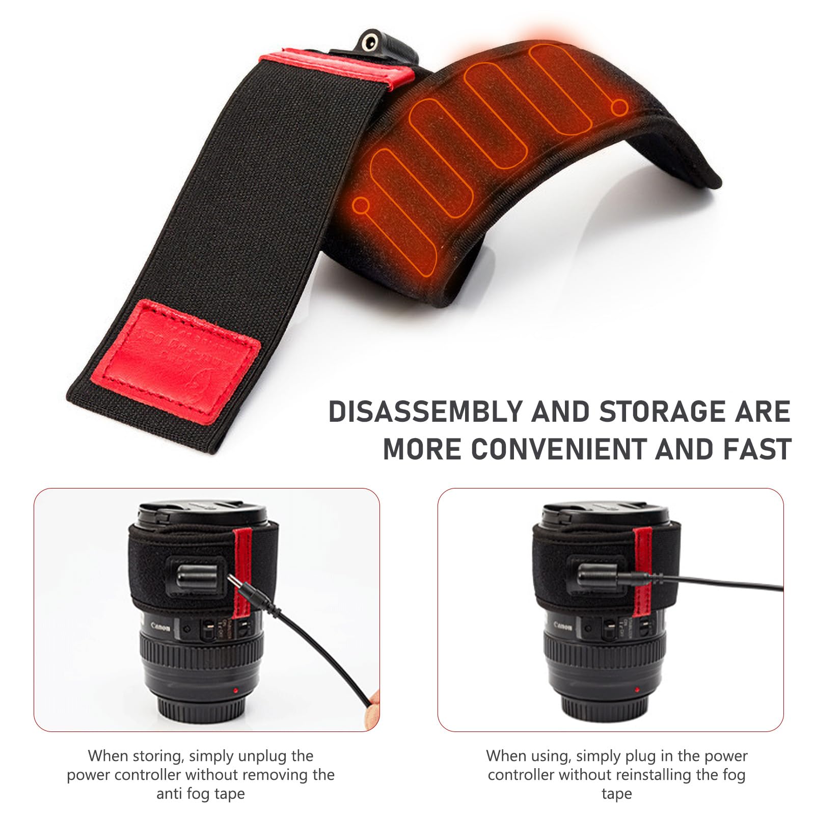 Riscaldatore Di Rugiada, Riscaldatore Obiettivo Con Regolatore Temperatura Rimozione Rugiada Usb Riscaldatore Dell'obiettivo Della Fotocamera Per Telescopi, Oculari, Riscaldamento, Rimozione Rugiada